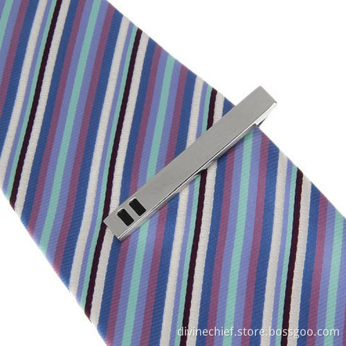 Make Custom Your Logo Fashion Jewelry Tie Clip With Crystal For Men